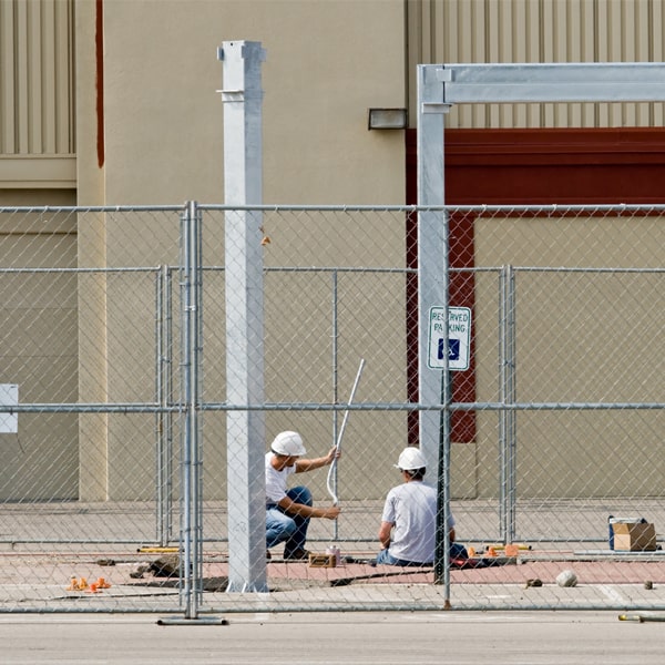 how much time can i lease the temporary fence for my building site or event in Box Springs GA